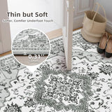 2x3 Washable Entryway Rug, Light Grey