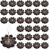 Sumind 30 Pieces Incense Holder Lotus Sticks Incense Burner Cone Burner Ash Catcher for Home Fragrance Decor Yoga SPA Bedroom(Retro)