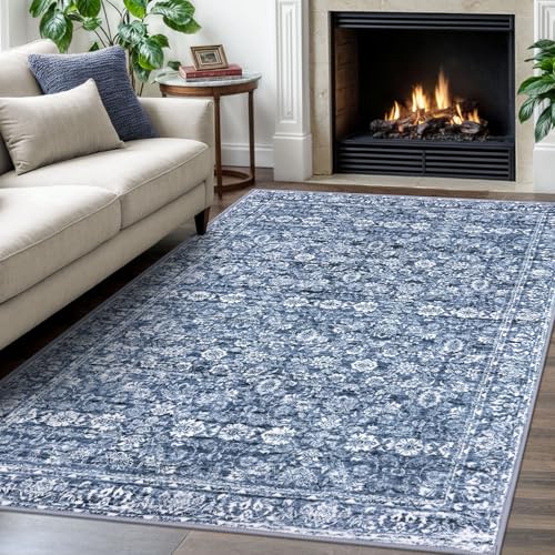 4x6 Washable Area Rug Non Slip Door Mat Indoor for Entryway Bedside