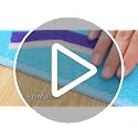 STARUIA Washable Hopscotch Kids Rug for Playroom, Colorful Educational Classroom Rugs with ABC Number, Non Slip Kids Play Mat Rug Game Carpet for Bedroom Nursery Daycare Boy Girl （Blue, 31.5''x72''）