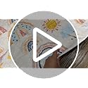Rainbow Kids Rug 3'3" x 4'11", Soft Kid Area Rug, Large Washable Space Mat, Non-Slip Cute Rainbow Weather Kid Crawling Floor Mat for Living Room Playroom Classroom Bathroom(for Age 2+)