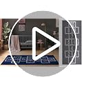 Ottomanson 2'7" x 6' Hopscotch Kids Rug - Play Mat for Playroom, Bedroom, Daycare & Classroom - Fun & Interactive Game Carpet - Durable and Non-Slip - Perfect for Learning & High-Traffic Areas, Gray