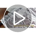 OWENIE Furman Sheer White Curtains 84 inches Long for Bedroom Living Room 2 Panels Set, White Curtains Jacquard Clip Light Filtering Semi Sheer Curtain Rod Pocket Window Drapes, 2 Pcs Each 40 W 84 L