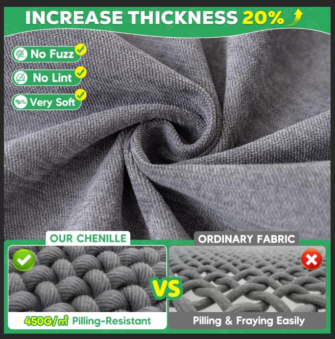 Cat Scratch Proof Furniture Protector - Anti-Slip, Waterproof Sofa Cover to Keep Cats Off, Pet-Friendly Anti-Scratch Couch Protectors for 3 Cushion Couch, Gray Sofa Cover for Pets and Kids 118"X71"