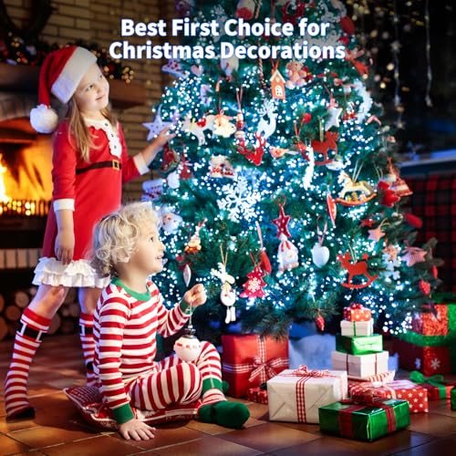 Cool White Fairy String Lights Battery Operated LED Starry Lights 7.2ft 20 LEDs Silvery Copper Wire for Christmas DIY Decoration Wedding Party (6 Pack)
