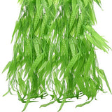 Bird Fiy 50 PCS 376 Feet Artificial Flower Greenery Wicker Rattan Vine Fake Foliage Leaf Flowers Plants Garland Garden Decoration