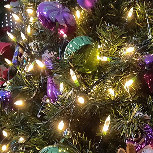 MAGOTAN Christmas Lights, Battery Operated String Lights 18ft 50 LED 8 Modes LED Mini Lights with Timer for Christmas Tree Wreath Party Home Indoor Outdoor Decor, Waterproof, Warm White