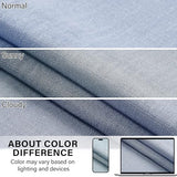 WEST LAKE 90 Inches Length Dusty Blue Pinch Pleated 100 Blackout Curtain Panels with Liners,Linen Textured Drapes for Bedroom Living Room,Energy Efficient Backtab Hooks Window Treatment,40" Wx90 Lx2