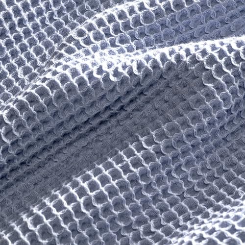 BOLL & BRANCH Waffle Bed Blanket, Full/Queen, Hydrangea