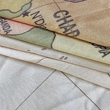 JAWO World Map Tapestry, Map of the World with Countries and Major Cities Wall Tapestries for Kids Student, World Map of the World Tapestry 60X40 Inch(Yellow)