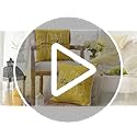 AVOIN colorlife Home Sweet Home Spring Summer Flowers Yellow Throw Pillow Covers, 18 x 18 Inch Cushion Case for Sofa Couch Set of 4