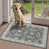 Non Slip Runners for Hallways,Washable Hallway Runner Rug,Long Ultra Soft Kitchen Runner Rug,Non Shedding Accent Farmhouse Runner Rugs (Black, 2 X 3)