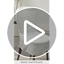 Babenest Spandex Folding Chair Covers - 30PCS Upgraded Universal Stretch Washable Fitted Chair Slipcovers Protector for Wedding, Holidays, Banquet, Party, Easter Celebration (White)