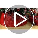 Hatisan Metal Christmas Tree Collar Basket Skirt, 28''Christmas Tree Ring Waterproof Base for Christmas Decorations Indoor Outdoor (Bronze)