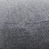 Howard Elliott Collection Round Foot Pouf Panama Indigo