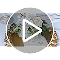 Wedding Bouquets for Bride Bridesmaid,White Champagne Artificial Roses Flowers for Wedding Church Decoration (6.5in)