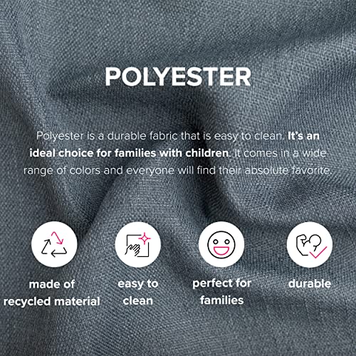 TLYESD Klippan Cover Replacement for IKEA Klippan Loveseat Cover, Klippan Couch Cover,Klippan Sofa Cover Only!(Dark Grey)