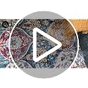 Lahome Moroccan Trellis Entryway Rug, 2x3 Kitchen Rugs Non Slip Washable, Non-Slip Indoor Door Mat Ultra-Thin, Small Throw Carpet for Bathroom Bedroom Entry Elise, Aqua/Multi