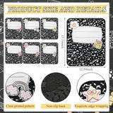 Breling 12 Pcs Kids Carpet Squares Seats 16 Inch Composition Notebook Classroom Rug Floor Soft Cushions Composition Circle Time Mats Non Slip for First Day of School Educational Learning Playing Areas