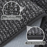 BEQHAUSE Hallway Runner Rugs 2x6, Hallway Rug Non-Slip Washable, Charcoal