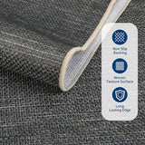 GarveeHome 2x6 Runner Rug for Hallway Modern Solid Washable Kitchen Rugs
