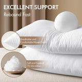 MIULEE 16x36 Inch Premium Lumbar Throw Pillow for Bed Sofa Couch
