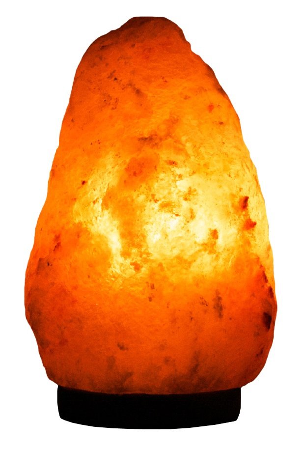 Himalayan Dimmable, Natural Himalayan Crystal Rock Salt Lamp Pink Light, Hand Crafted Wooden Base Direct from Foothills of The Himalayas Home Decor, Night Light & Gifts