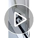 4 Pack Magnetic Curtain Rod for Metal Doors, French Door Curtain Rods Adjustable from 17 to 30 Inch, 3/8 Inch Diameter, Magnetic Cafe Curtains Rod, No Tool and Easy Installation, Black