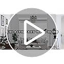 Cordless Faux Wood Blinds 30" W x 36" H, 2 Inch Slat Horizontal Windows Blinds with Crown Valance, Room Darkening Blinds, White Blinds for Home Interiors.