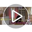 MYSKY HOME Pink Blackout Curtains for Girls Bedroom & Nursery Kids Blush Princess Double Layer Drapes, Polka Dots Sheer, Grommet Tops, 52x84 Inch, 2 Panels