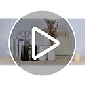 White Ceramic Vase, 8 Inch Flower Vases for Pampas Grass and Dried Flowers, Modern Vase for Living Room Table, Kitchen Shelf, Wedding Centerpiece Decor