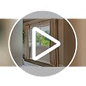 INOVADAY 100% Blackout Curtains for Bedroom, Black Out Curtains 84 Inch Long, Clip Rings Linen Blackout Drapes, Thermal Insulated Room Darkening for Living Room, 2 Panels - Beige,W50xL84