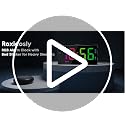 Roxicosly RGB Display Vibrating Alarm Clock with Bed Shaker for Heavy Sleepers Adults, 7-Level Dimmer, Dual Alarms with Weekday & Weekend Mode, Large Digits, Snooze, USB Charger, Battery Backup