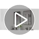 VocalStar Black Bathroom Mirror for Wall, 18 x 26 Inch Rounded Rectangle Metal Framed Bathroom Wall Vanity Mirror Farmhouse, 1/4-inch Shatterproof Glass | Ultra-Flush Hanging