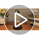 AIFEI Candle Warmer Lamp with Timer, Dimmable Adjustable Height Candle Lamp, Birthday Gifts for Women Mom Sister Friends, House Warming Gifts New Home, Candle Lamp Warmer with 2 Bulbs - CoalBlack