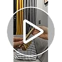 4pcs Curtain Holdbacks, Screw-in Curtain Tiebacks Curtain Tie Backs Curtain Holders for Wall Mounted Curtain Pull Backs for Drapes, Curtain Side Holders Hooks, 304 Stainless Steels, Black