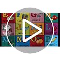 Rugshop Kids Educational Learning Alphabet Non Skid (Non Slip) Area Rug 3'3" x 4'7" Multi