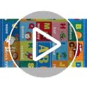 Rugshop Kids Educational Learning Alphabet Symbols Non Skid (Non Slip) Area Rug 3'3" x 4'7" Multi