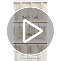jinchan Linen Pinch Pleated Kitchen Curtains 36 Inch 2 Panels, Natural Linen Tier Curtains Back Tab Beige Farmhouse Cafe, Light Filtering Small Window Drapes for Bathroom Laundry Room Beige