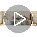 a moment Blue Chenille Throw Pillow Covers 12x20 Inch Pack of 2 Modern Decorative Throw Pillow Covers Farmhouse Cross Covers Modern Home Decor for Sofa Bedroom Living Room