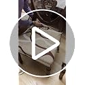 SearchI Stretch Dining Chair Seat Covers Set of 6, Soft Removable Washable Seat Covers for Dining Chairs, Dining Room Seat Cover Protector (Rear-Covered, Beige)