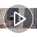 FMFUNCTEX 100% Blackout Floral Curtains for Bedroom, Blue Curtains 84 inches Long Blossom Flower Patterned for Living Room,Thermal Insulated Farmhouse Drapes, Grommet Top 2 Panels (White on Blue)