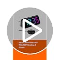 Netzu Loud Alarm Clock for Heavy Sleepers, Plug-in RGB Vibrating Alarm Clocks with Bed Shaker, 5 Dimmers, 2 Alarms and Snooze for Bedrooms Hearing Impaired Deaf Adults (Black)