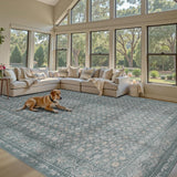 9x12 Extra Large Area Rug,Neutral Vintage Boho Rug for Living Room