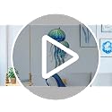 JOYBee Ocean Jellyfish Wall Art Decor-Sea Life Nautical Home Hanging Decor-Glass&Metal Jellyfish Decoration for Pool,Beach,Patio,Living Room,Bathroom,Boat, Coastal Decorations(17inch)