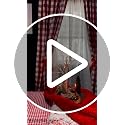 Buffalo Plaid Full Blackout Curtain Panels 84 Inches Length,Dusty Blue and White Farmhouse Drapes,Thermal Insulated Window Treatment for Bedroom Living Room,Rod Pocket Back Tabs,40"Wx84"Lx2