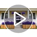RAINFLOW Artificial Lavender Flowers - 7 Pcs Artificial Flowers for Outdoors Faux Lavender Plants Uv Resistant Plastic Purple Fake Flower for Outside Indoor Porch Patio Window Planter Bouquet Decor