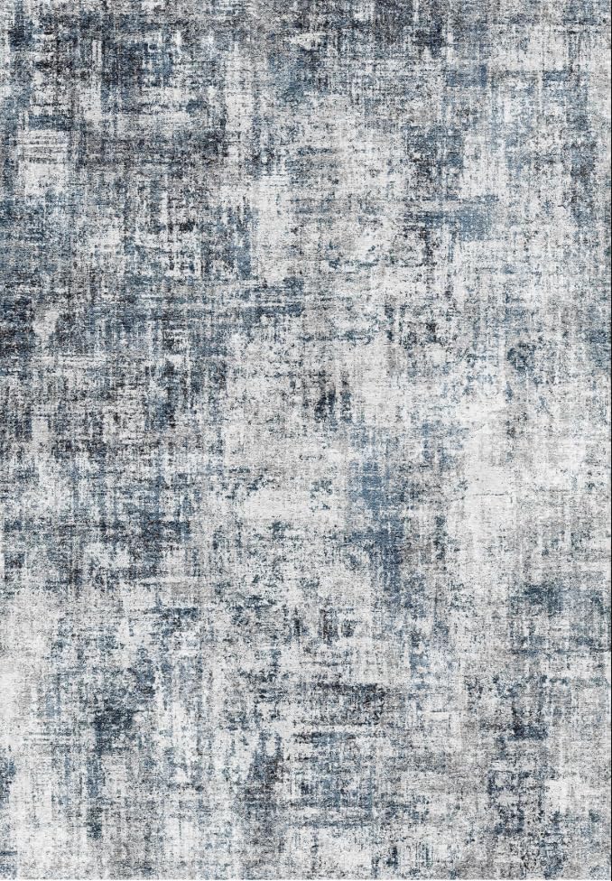 Bathroom Rugs 30x20 Bath Mat: Boho Washable Small Soft Thin Door Mat Blue