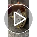 Franklin Murphy's Analog Beautiful Nautical Porthole Wall Clock, Antique Brass Finish, 12" Aluminum with Glass Face, Maritime Decor, Battery Operated Home Decor