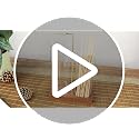 2 in 1 Incense Holder with 7.8" & 5.9" Glass Jars, Large Incense Holder for Sticks, Upside Down Incense Burner with Ash Catcher & Storage for Meditation Yoga Spa Home Decor - 20 Incense Sticks & Brush